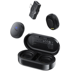 ACEFAST R3 Wireless Lavalier Microphone Omnidirectional Low Latency Noise Reduction Mic - Back