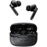 ACEFAST W5 TWS Earphones Hybrid ANC ENC Noise Reduction Bluetooth-Compatible Earbuds, 6-Mic, 30H Battery, Low Latency, IPX4, Fast Charging - Black