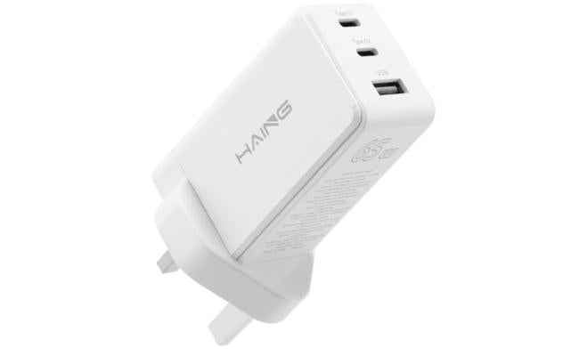 Haing AH65 65w Pd 3.0 Gan Charger Type C Foldable Adapter with 3 Port