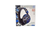 Graffiti Style Akz 38 Stereo Sound Quality Wireless Headset