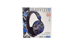 Graffiti Style Akz 38 Stereo Sound Quality Wireless Headset