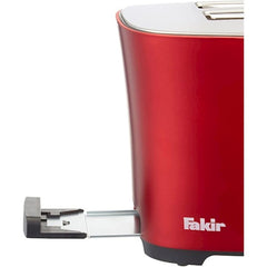 Alba Re 850 Toaster - Large Slots, 850W, Red