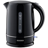Severin Kettle Automatic Steam Stop, On/Off button, 1.7Lit, 2200Watts, Black - 4322