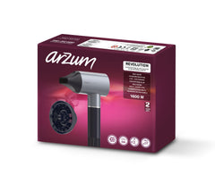 Arzum Professional Hair Dryer, 1600Watts, Black - AR5169