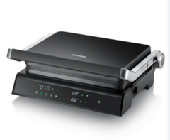 Severin Contact Grill, 2000Wstts, 5 Automatic Programmes, Silver - 2399 Severin Black