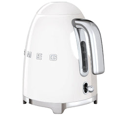 Smeg kettle Limescale filter, Fast Boiling, 1.7Lit, 3000Watts, White - KLF03WHEU