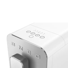 Smeg Automatic Espresso Coffee Machine, 1.4Lit, 19Bar, White - BCC12WHMEU