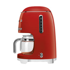 Smeg Filter American Coffee Machine, Dispensing up to 10, 1.4Lit, Red - DCF02RDEU