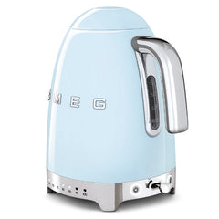 Smeg Variable Temperature Kettle Breakfast, 1.7Lit, Pastel Blue - KLF04PBEU