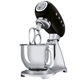 Smeg Stand Mixer Style Aesthetic, 4.5Lit, 800Watts, Black - SMF02BLEU