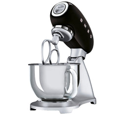 Smeg Stand Mixer Style Aesthetic, 4.5Lit, 800Watts, Black - SMF02BLEU