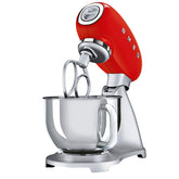Smeg Stand Mixer Style Aesthetic, 4.5Lit, 800Watts, Red - SMF02RDEU