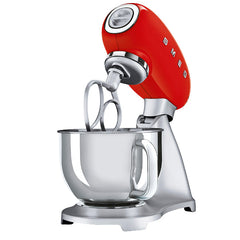 Smeg Stand Mixer Style Aesthetic, 4.5Lit, 800Watts, Red - SMF02RDEU