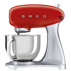Smeg Stand Mixer Style Aesthetic, 4.5Lit, 800Watts, Red - SMF02RDEU