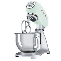 Smeg Stand Mixer Style Aesthetic, 4.5Lit, 800Watts, Pastel Green - SMF02PGEU