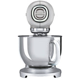 Smeg Stand Mixer Style Aesthetic, 4.5Lit, 800Watts, Silver - SMF02SVEU