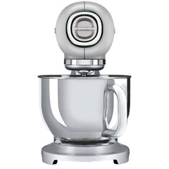 Smeg Stand Mixer Style Aesthetic, 4.5Lit, 800Watts, Silver - SMF02SVEU