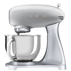 Smeg Stand Mixer Style Aesthetic, 4.5Lit, 800Watts, Silver - SMF02SVEU