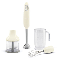 Smeg Powerful & Versatile Hand Blender, 700Watts, Cream - HBF03CREU