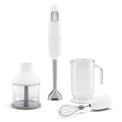 Smeg Powerful & Versatile Hand Blender, 700Watts, White - HBF03WHEU