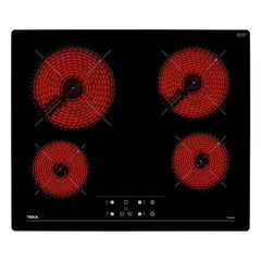 Teka Built In Hob Vitro ceramic, 60Cm, Touch Control Panel, Frameless, Black - TB 6415