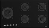 Smeg Gas Hob Classica Aesthetic, 90Cm, Black - PV395LN