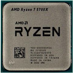Amd Ryzen 7 5700x 8 Core 3.4ghz (4.6 Ghz Max Boost) 36mb Cache Am4 Desktop Processor , Tray