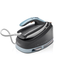 Arzum station iron with tank, 2400 watts, 5 bar steam pressure, 250 g/min steam flow rate, and heavy spray