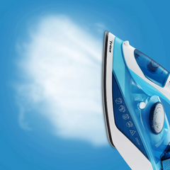 Trisa Steam Iron Comfort Steam, 300Ml, 2200Watts, Blue - 7957.1745