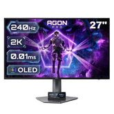 AOC AG276QZD 26.5" 240HZ 2K QHD OLED 0.01MS GAMING MONITOR BLACK & GRAY