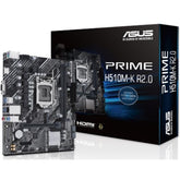 ASUS PRIME H510M-K R2.0, Intel 10th 11th Series, LGA 1200/DDR4/PCIe 4.0/1xM.2 - mATX MotherBoard | ASUS PRIME H510M-K R2.0 |