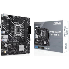 ASUS PRIME H610M - K DDR5 LGA 1700, Intel 14th 13th 12th M.2, PCIe 4.0, USB 3.2 GEN1 - mATX Motherboard