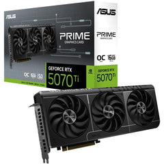 ASUS PRIME GeForce RTX 5070 Ti 16GB GDDR7 OC Edition - Graphics Card | PRIME-RTX5070TI-O16G |