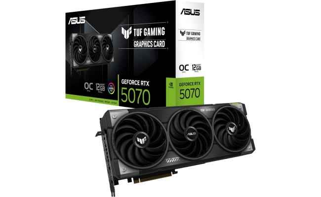 ASUS TUF Gaming GeForce RTX 5070 OC Edition 12GB GDDR7- Graphics Card