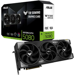 ASUS TUF Gaming GeForce RTX 5080 16GB GDDR7 OC Edition - Graphics Card - TUF-RTX5080-O16G-GAMING -