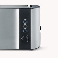 Severn Toaster Automatic 4-Slice Slot Toaster, 1400 Watts, Stainless Steel