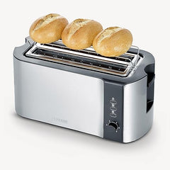 Severn Toaster Automatic 4-Slice Slot Toaster, 1400 Watts, Stainless Steel