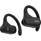 Belkin SoundForm ClearFit Open-Ear Wireless Earbuds, Lightweight Sport Earphones, Bluetooth Earbuds w/Long-Lasting Comfort, IPX5 Waterproof Earbuds for iPhone, Hiking, Biking, Running, & More - Black