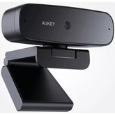 AUKEY 1080p Full HD Webcam, High Image Quality For Video Calling, Recording & Gaming, 1080@30Fps, 2-megapixel, Plug & Play w/ Dual Stereo Mics & Noise Reduction Microphones | AUKEY 1080p Webcam | - CompuMe