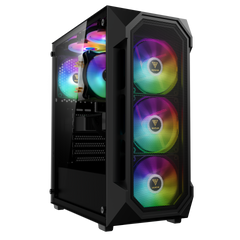 GAMDIAS AURA GC1 ELITE ARGB Mid Tower Gaming Case - Black