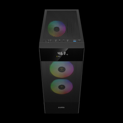 GAMDIAS AURA GC5 ELITE ARGB Mid Tower Gaming Case - Black