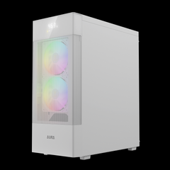 GAMDIAS AURA GC5 ELITE ARGB Mid Tower Gaming Case - White