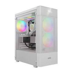 GAMDIAS AURA GC5 ELITE ARGB Mid Tower Gaming Case - White