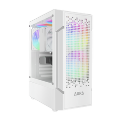 GAMDIAS AURA GC7 ARGB Mid Tower Gaming Case - White