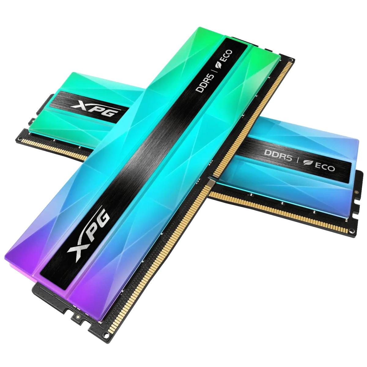 ADATA XPG LANCER NEON RGB 32GB (2x16GB) 6400MT/s CL32 DDR5 RAM Memory Kit - Black | AX5U6400C3216G-DCLANRSG | - CompuMe ADATA XPG LANCER NEON RGB 32GB (2x16GB) 6400MT/s CL32 DDR5 RAM Memory Kit - Black | AX5U6400C3216G-DCLANRSG | - CompuMe