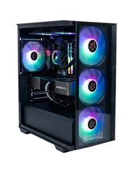 Defender M-ATX Gaming Case – 4 RGB Fans, Black