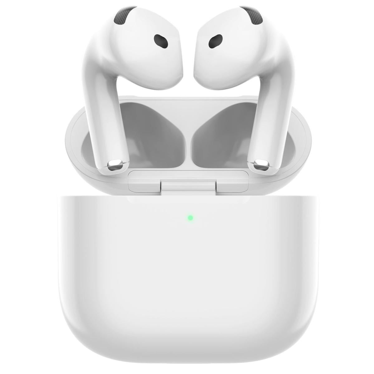 Wiwu Airbuds 4 True Wireless Stereo Noise Cancelling Bluetooth Earphones Type C Charging Up To 50 Hours Of Standby Power White Wiwu Airbuds 4 True Wireless Stereo Noise Cancelling Bluetooth Earphones Type C Charging Up To 50 Hours Of Standby Power White