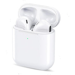 WIWU Airbuds SE True Wireless Stereo Headphone, Bluetooth 5.0, Sensor Touch, Pop Up Function, HIFI Clear Voice, Long Life Battery, 10m Distance, 4 Hours Music Time - White