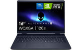 Dell Alienware 16 Aurora 16" IPS WQXGA (QHD+) (2560 x 1600) @120Hz 100% sRGB, Intel Core 5 Processor 210H, Nvidia RTX 4050 6GB GDDR6, 16GB DDR5 RAM, 512GB M.2 PCIe NVMe - (Interstellar Indigo) Gaming Laptop