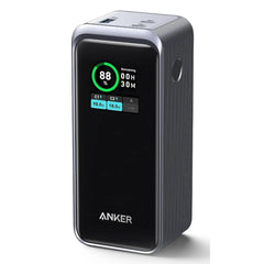 Anker Prime Power Bank, 20,000mAh 200W Portable Laptop Charger for Travel, TSA-Approved, Smart Digital Display, 2 USB-C and 1 USB-A Port, for iPhone 16/15/14 Series, Samsung, MacBook, and More Visit the Anker Store - Black